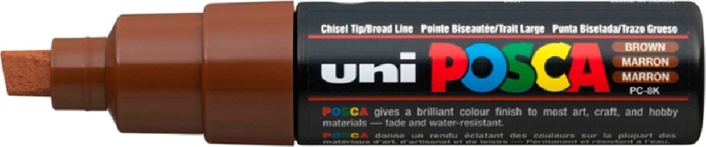Posca Μαρκαδόρος Σχεδίου 8mm Καφέ PC-8K/21