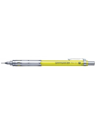 Pentel Graphgear 300 Μηχανικό Μολύβι 0.9mm Κατάλληλο για Σχέδιο Κίτρινο PG319-TGX