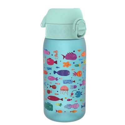 Ion8 Πλαστικό Παγούρι Ψάρι σε Γαλάζιο χρώμα I8RF350PBFISH 400ml