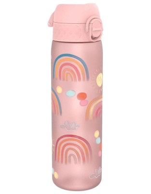 Ion8 Πλαστικό Παγούρι RAINBOWS σε Ροζ χρώμα I8RF500PRRAINB2 500ml