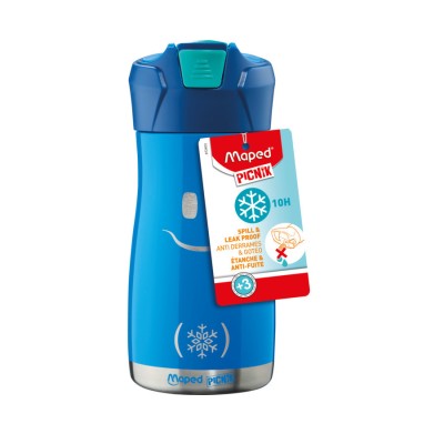 Maped Παγούρι Αλουμινίου Θερμός Picnik Concept σε Γαλάζιο χρώμα 872403 350ml