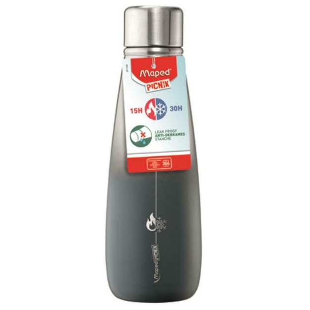 Maped Μπουκάλι Θερμός σε Γκρι χρώμα 0.5lt