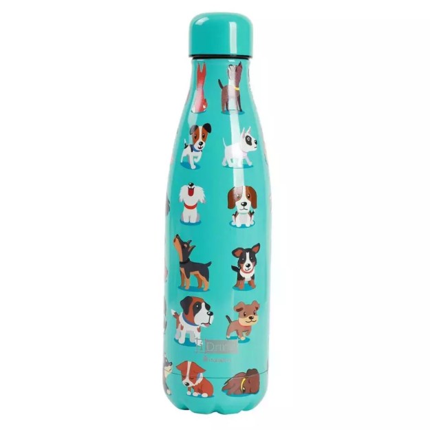 iDrink Dogs Μπουκάλι Θερμός Τιρκουάζ 500ml ID0443