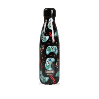 Total Gift Παγούρι Αλουμινίου i Drink σε Μαύρο χρώμα ID0439 500ml