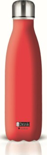 iDrink Μπουκάλι Θερμός σε Κόκκινο χρώμα 0.5lt