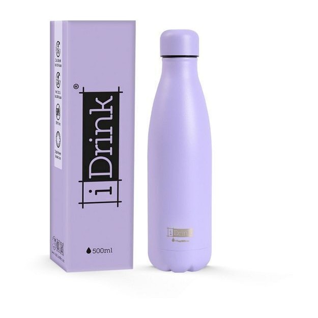 I-Total I-Drink Μπουκάλι Θερμός Μωβ 500ml ID0440
