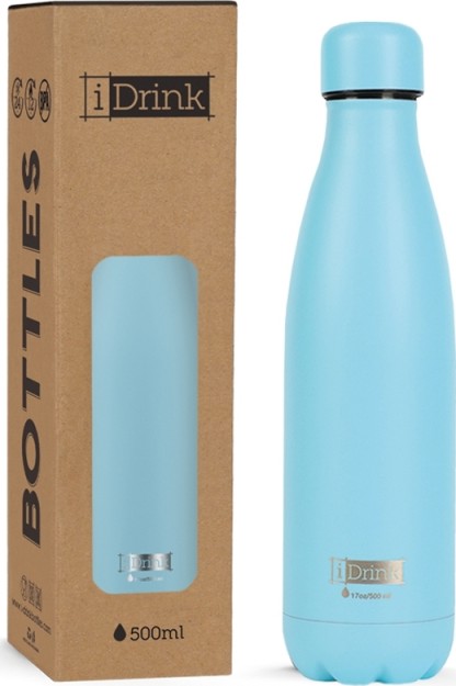 I-Total iDrink Colors Light Blue Μπουκάλι Θερμός 0.50lt
