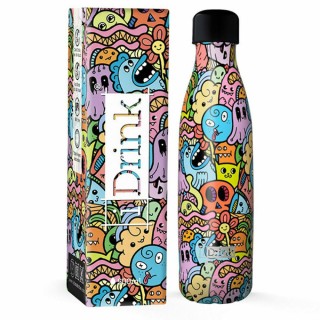 I-Total I Drink Μπουκάλι Θερμός Doodle 500ml
