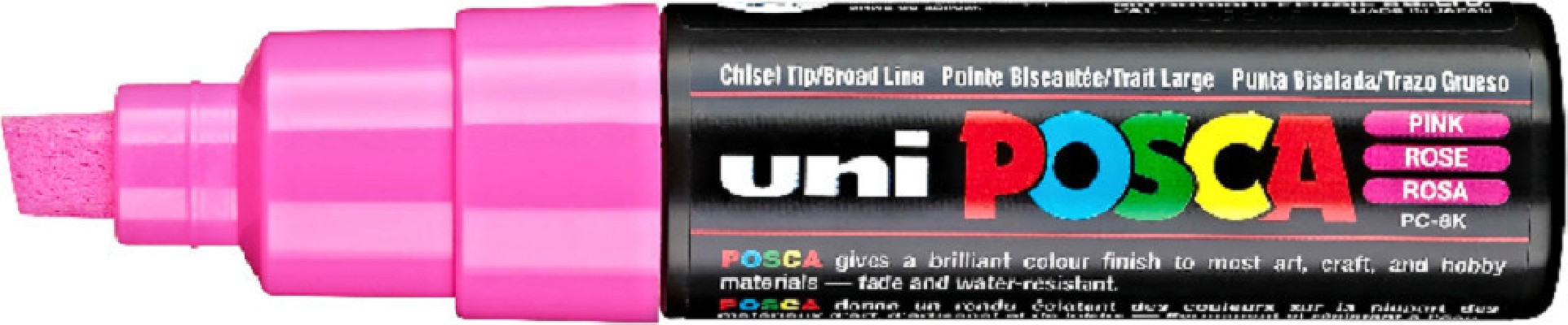 Posca PC-8K Ανεξίτηλος Μαρκαδόρος 8mm Ροζ PC-8K/13