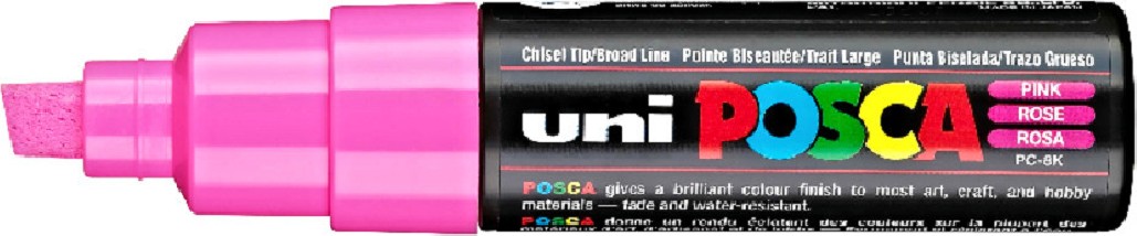Posca Μαρκαδόρος Σχεδίου 8mm Ροζ PC-8K/13