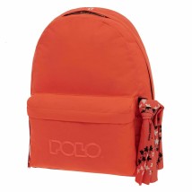 Polo Original Scarf Σχολική Τσάντα Πλάτης Γυμνασίου - Λυκείου Πορτοκαλί 9-01-135-4002