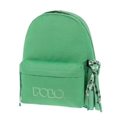 Polo Original Scarf Σχολική Τσάντα Πλάτης Γυμνασίου - Λυκείου Μέντα 9-01-135-6700