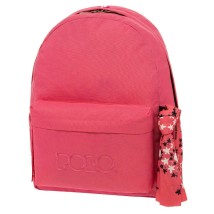 Polo Original Scarf Σχολική Τσάντα Πλάτης Γυμνασίου - Λυκείου Φούξια 9-01-135-4400