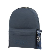 Polo Original Double Scarf Σχολική Τσάντα Πλάτης Γυμνασίου-Λυκείου Μπλε 9-01-235-5101
