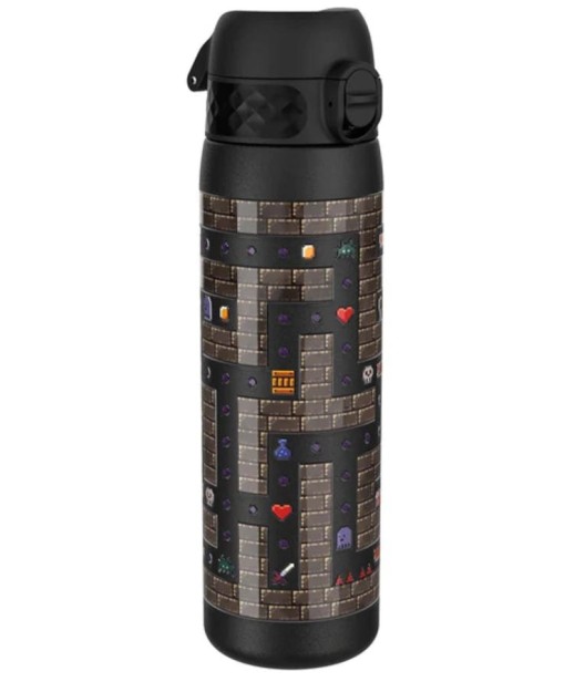 Ion8 Ανοξείδωτο Παγούρι Gamer σε Μαύρο χρώμα I8SS600PKGAME 600ml