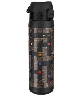 Ion8 Ανοξείδωτο Παγούρι Gamer σε Μαύρο χρώμα I8SS600PKGAME 600ml