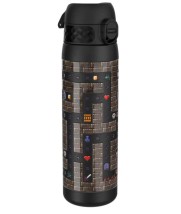 Ion8 Ανοξείδωτο Παγούρι Gamer σε Μαύρο χρώμα I8SS600PKGAME 600ml