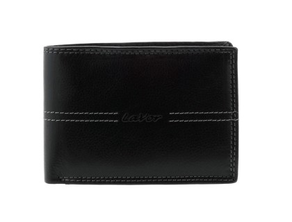 Lavor Δερμάτινο Ανδρικό Πορτοφόλι με RFID Μαύρο 1-3791