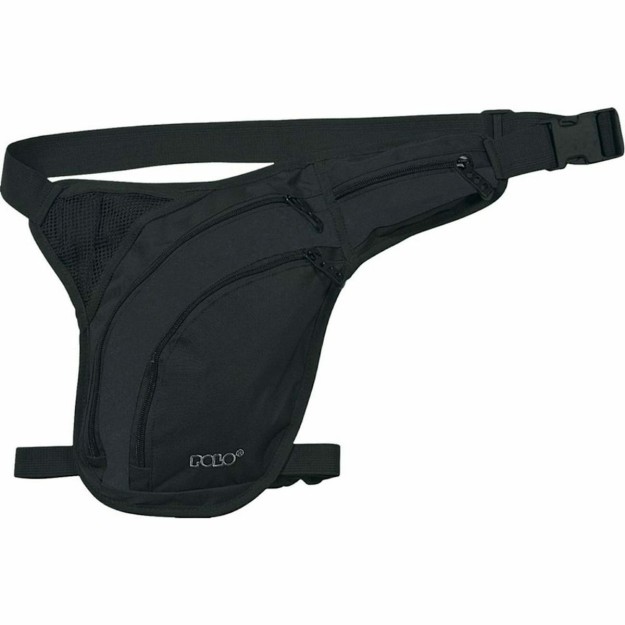 Polo Pitt Τσαντάκι Μέσης/Μηρού Μαύρο 9-08-102-2000