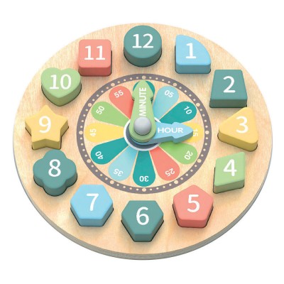 Skag Εκπαιδευτικό Παιχνίδι Ρολόι Μάθησης Που Φωσφορίζει Στο Σκοτάδι 299565 από Ξύλο για 2+ Ετών