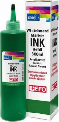 +Efo Ανταλλακτικό Μελάνι για Μαρκαδόρο σε Πράσινο χρώμα 300ml 384404