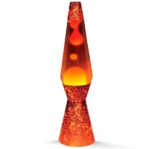 I-Total Διακοσμητικό Φωτιστικό Lava Lamp σε Κόκκινο Χρώμα XL1781