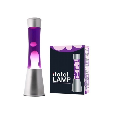 I-Total XL1792 Διακοσμητικό Φωτιστικό Lava Lamp σε Ασημί Χρώμα XL1792