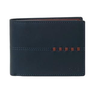 Lavor 1-5923 Δερμάτινο Ανδρικό Πορτοφόλι με RFID Μπλε