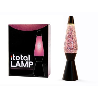 I-Total Διακοσμητικό Φωτιστικό Lava Lamp σε Μαύρο Χρώμα XL2344