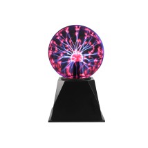 I-Total Διακοσμητικό Φωτιστικό Plasma Ball σε Μωβ Χρώμα XL2636