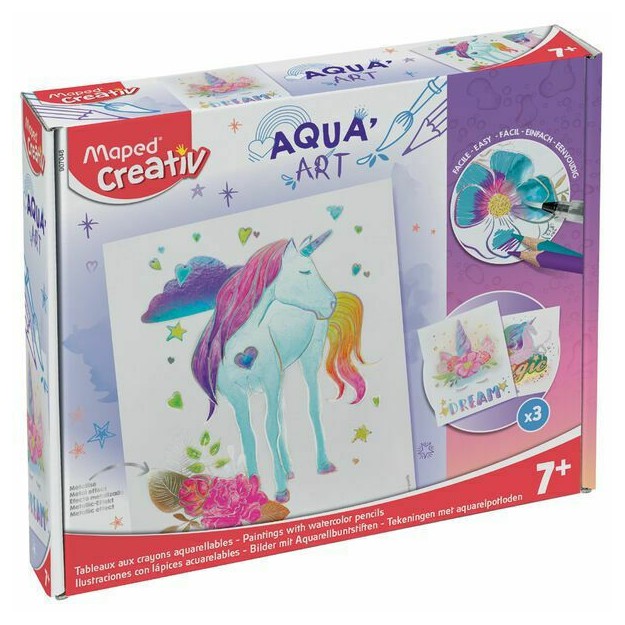 Maped Ζωγραφική Aqua Art Μονόκερος 907048