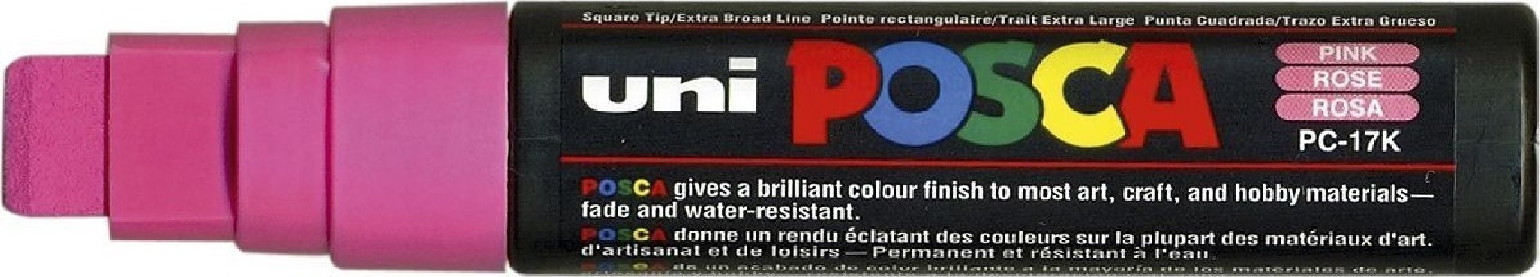 Posca PC-17K Ανεξίτηλος Μαρκαδόρος 15mm Ροζ PC-17K/13