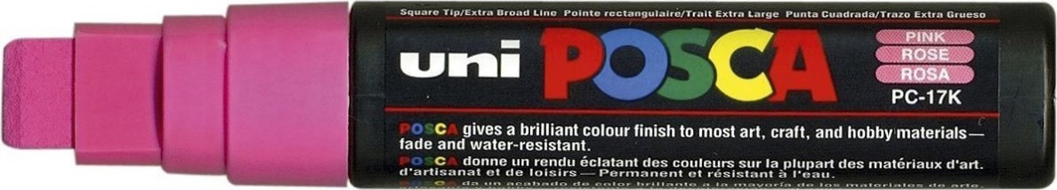 Posca Μαρκαδόρος Σχεδίου 15mm Ροζ PC-17K/13