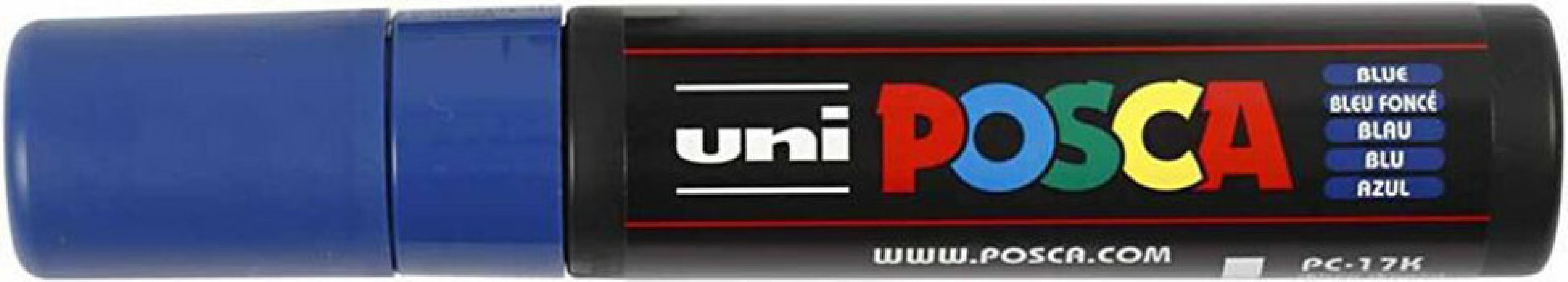 Uni-Ball Μαρκαδόρος Υπογράμμισης 15mm Μπλε PC-17K/33