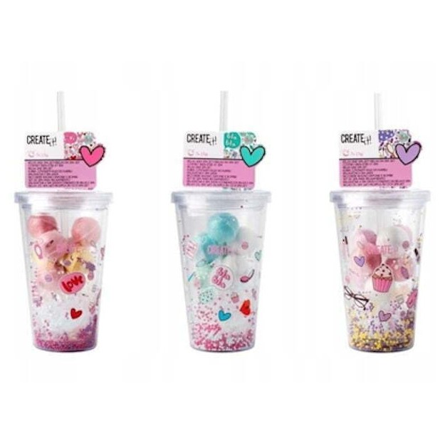 Create it! Σαπούνι Και Bath Bombs Σε “ποτήρι Καφέ” (Διάφορα Σχέδια) 1τμχ 213037