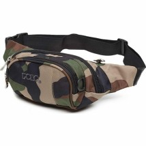 Polo Simple Ανδρικό Τσαντάκι Μέσης Χακί 9-08-098-42