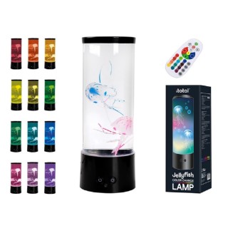 I-Total Jellyfish Change Color Διακοσμητικό Φωτιστικό 3D Illusion Πολύχρωμο XL2496