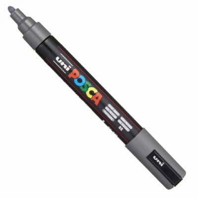 Posca PC-5M Ανεξίτηλος Μαρκαδόρος 5mm Γκρι PC-5M/82