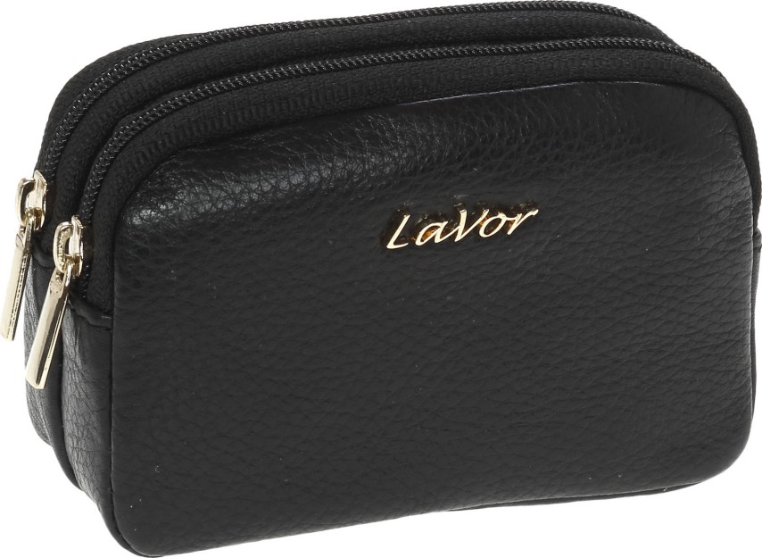 Lavor 1-5990 Μικρό Δερμάτινο Γυναικείο Πορτοφόλι με RFID Μαύρο