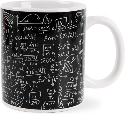 I-Total Math Κούπα Κεραμική Μαύρη 295ml XL1870