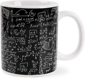 I-Total Math Κούπα Κεραμική Μαύρη 295ml XL1870