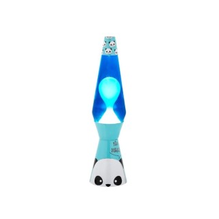 I-Total Διακοσμητικό Φωτιστικό Lava Lamp σε Γαλάζιο Χρώμα XL1775