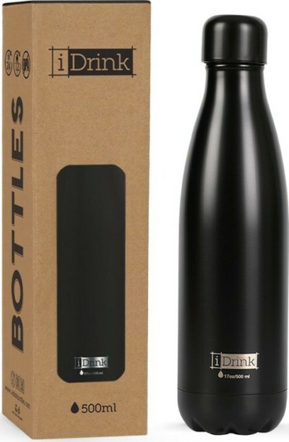 I-Total i Drink Black Μπουκάλι Θερμός 0.5lt