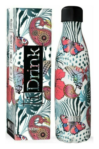 I-Total I Drink Μπουκάλι Θερμός Butterfly 500ml