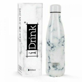 I-Total IDrink Μπουκάλι Θερμός White Marble 500ml