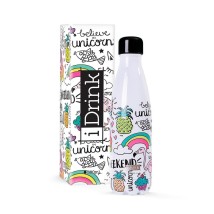 iDrink Ανοξείδωτο Παγούρι Θερμός Πολύχρωμο ID0009 500ml