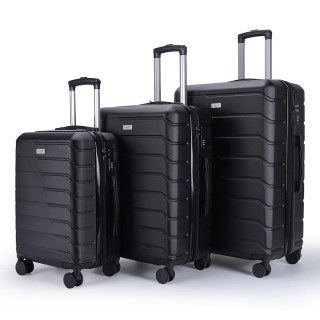Lavor 1-601 Σετ Βαλίτσες 3τμχ σε Μαύρο χρώμα