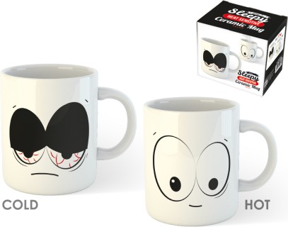 Sleepy Κούπα Κεραμική Λευκή 300ml XL1197A