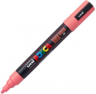 Posca PC-5M Μαρκαδόρος Σχεδίου 2.5mm Ροζ PC-5M/66