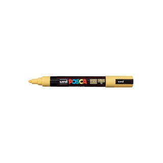 Posca Μαρκαδόρος Σχεδίου 2.5mm Κίτρινος PC-5M/73